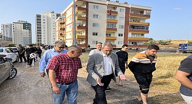 Tarsus Belediye Başkanı Bozdoğan, taşkın yaşanan bölgelerde sahaya indi
