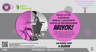 Tepebaşı'nda 'Pedallayan Kadınlar Bisiklet Akademisi' gönüllü eğitmenlerini arıyor