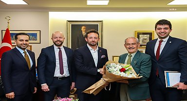 TÜGİAD'dan Yılmaz Büyükerşen'e teşekkür ziyareti