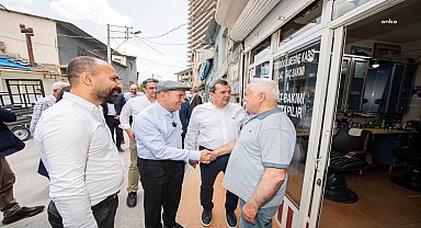 Tunç Soyer'den Konak'ta 'Acil Çözüm' turu