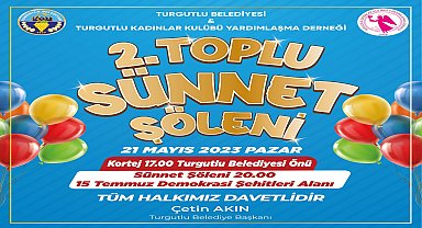 Turgutlu Belediyesi, 2'nci kez toplu sünnet şöleni düzenliyor 