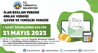 TURGUTLU BELEDİYESİ VERGİ BORÇLARINI YAPILANDIRIYOR