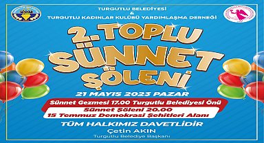 Turgutlu'da toplu sünnet şöleni başlıyor
