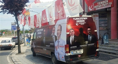 Yeniden Refah Partisi, seçim aracında kadın milletvekili adayının görselini kararttı