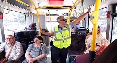 Antalya Büyükşehir'den otobüslere klima denetimi