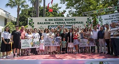 Antalya Büyükşehir'in 'En Güzel Balkon' yarışmasında ödüller verildi