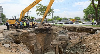 ASKİ'den, Lalegül Kavşağı'nda yaşanan kronik çökme sorununa kalıcı çözüm