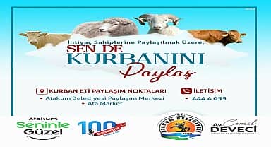Atakum Belediyesi'nden kurban dayanışması