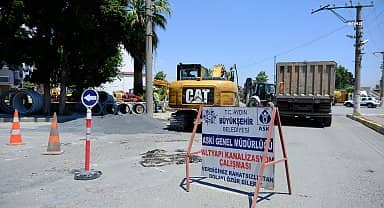 Aydın Büyükşehir, altyapı çalışmalarını sürdürüyor
