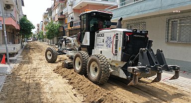 Aydın Büyükşehir Belediyesi, Çine'nin yollarını yeniliyor