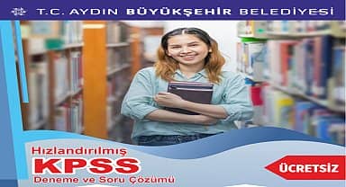 Aydın Büyükşehir Belediyesi hızlandırılmış KPSS hazırlık kursu düzenliyor