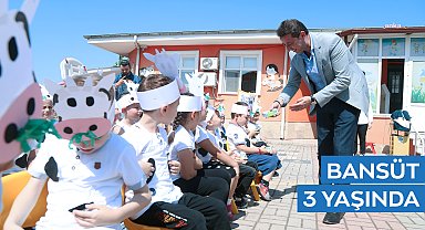 Bandırma Belediyesi'nin "Ücretsiz Süt Dağıtım" projesi 3 yaşında