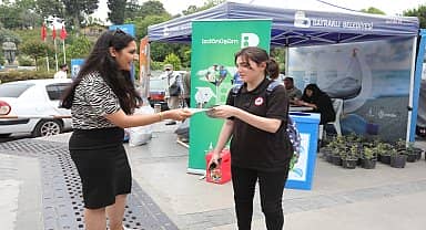 Bayraklı Belediyesi'nden Dünya Çevre Haftası dolayısıyla farkındalık çalışması