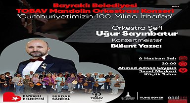 Bayraklı Mandolin Orkestrası'ndan 'Yaza Merhaba' konseri