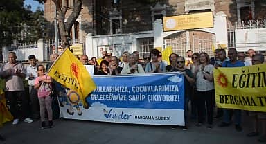 Bergama'da 'Çedes' protestosu