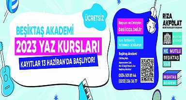 Beşiktaş Akademi'de ücretsiz yaz kursları başlıyor