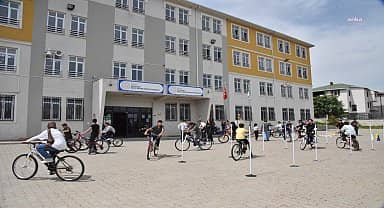 Bilecik Belediyesi'nden okullarda bisiklet eğitimi