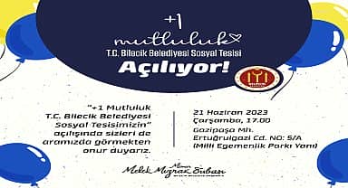 Bilecik Belediyesi'nden özel bireylerin istihdamına yönelik sosyal tesis