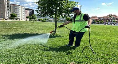 Bozüyük'te haşere mücadelesi kene ilaçlaması ile sürüyor
