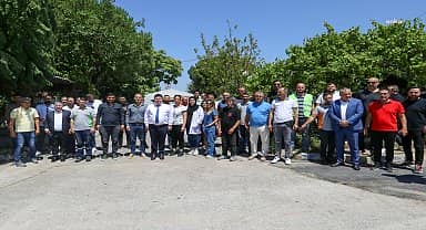 Buca Belediye Başkanı Kılıç, mesai arkadaşlarıyla bayramlaştı 