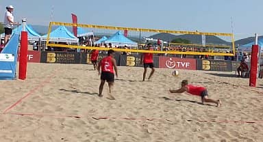 Burhaniye, Balkan Plaj Voleybolu Şampiyonası'na ev sahipliği yaptı