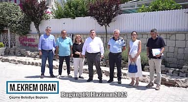Çeşme Belediye Başkanı Oran'dan kazdığı çukurları kapatmayan Gediz Elektrik A.Ş.'Ye Sert tepki