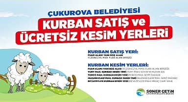 Çukurova'da kurban satış ve kesim yerleri belirlendi