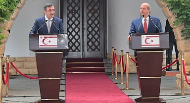 Cumhurbaşkanı Yardımcısı Yılmaz, KKTC’yi ziyaret etti