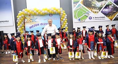 Didim Belediyesi kreşinde mezuniyet heyecanı