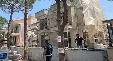 Didim'de inşaat yasağına yönelik denetim çalışmaları sürüyor