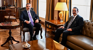 Dışişleri Bakanı Hakan Fidan, Katar’ın Ankara Büyükelçisi Al Thani'yi kabul etti