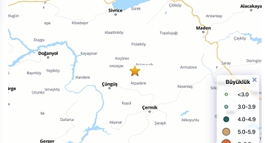 Diyarbakır Çüngüş’te 4.2 büyüklüğünde deprem oldu