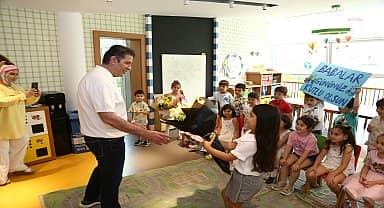 Döşemealtı Belediyesi'nin Ekolojik Kreş'inde karne heyecanı