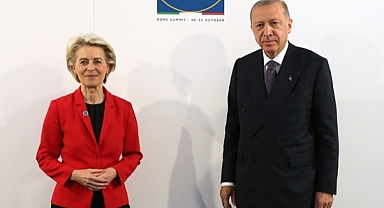 Erdoğan, AB Komisyonu Başkanı Ursula Von Der Leyen ile görüştü