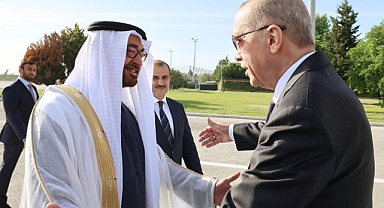 Erdoğan, Birleşik Arap Emirlikleri Devlet Başkanı Şeyh Muhammed Bin Zayed Al Nahyan ile görüştü