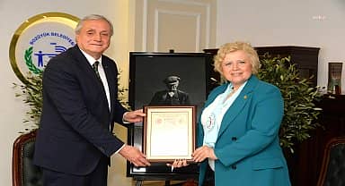 Eskişehir Rumeli Balkan Kültür ve Dayanışma Derneği'nden Bozüyük Belediye Başkanı Bakkalcıoğlu'na ziyaret