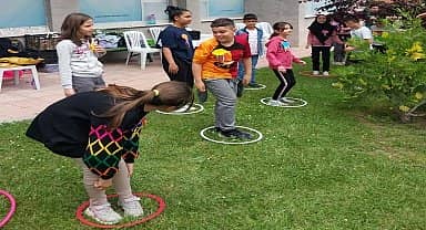 Eskişehirli çocuklar bahar şenlğinde buluştu