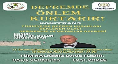 Germencik Belediyesi Prof. Dr. Övgün Ahmet Ercan'ı konuk edecek