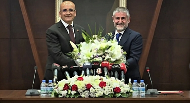 Hazine ve Maliye Bakanlığı'nda devir teslim töreni...