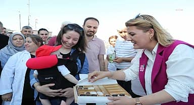 İzmit Belediye Başkanı Hürriyet, personelle bayramlaştı