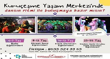 İzmit Belediyesi'nin dans eğitimleri için başvurular başladı 