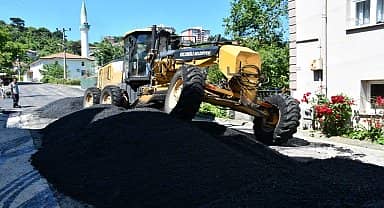 KDZ. Ereğli Belediyesi, ilçede sıcak asfalt çalışmalarına devam ediyor