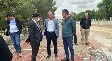 Kırşehir Belediye Başkanı Ekicioğlu, saha çalışmalarını yerinde inceliyor