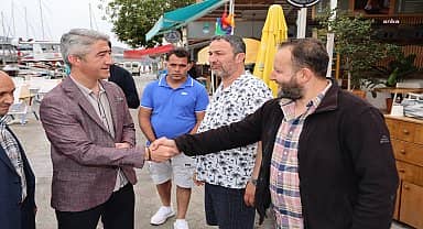 Marmaris Belediye Başkanı Oktay'dan Selimiye ve Bozburun'da inceleme