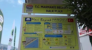 Marmaris Belediyesi'ne ait 2 plaja Çevre Günü'nde Mavi Bayrak