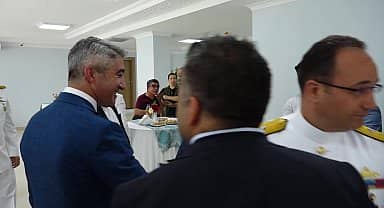 Marmaris protokolü öğretmenevinde bayramlaştı