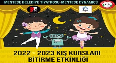 Menteşe Belediyesi'nden kış kursları bitirme etkinliği