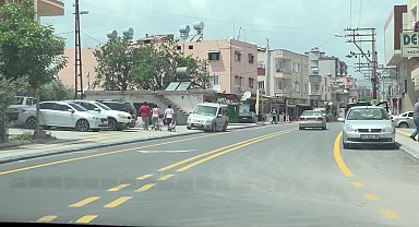 Mersin Büyükşehir Belediyesi yol yapım ekiplerinden Toroslar ilçesinde çalışma