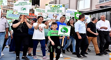 Mersin Büyükşehir'den çevre farkındalık yürüyüşü