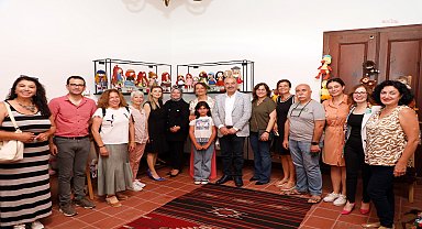 Mudanya belediyesi hobi sanat atölyeleri kursiyerlerinden yıl sonu sergisi